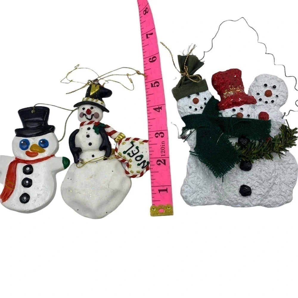 Snowman ⛄ Ornaments 3 Pieces